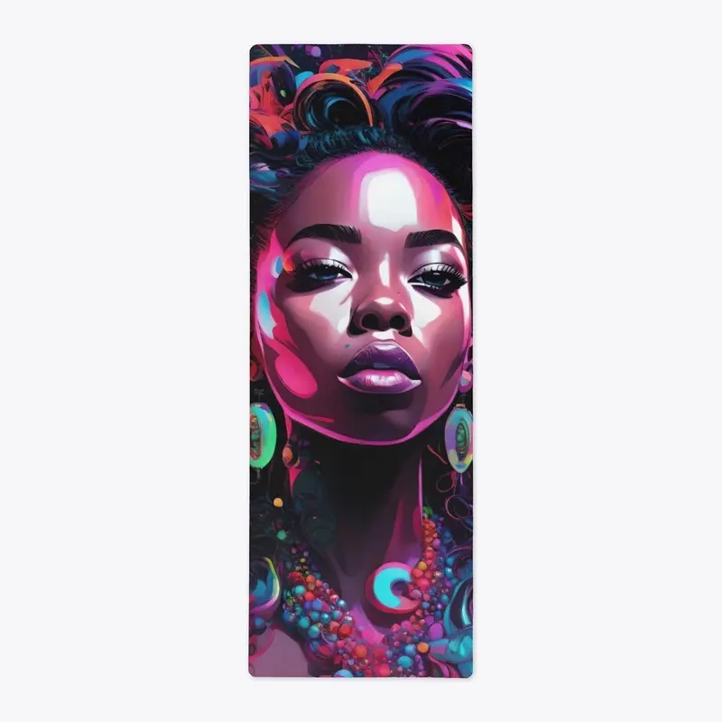 Data Engineer Black Girl Magic Yoga Mat